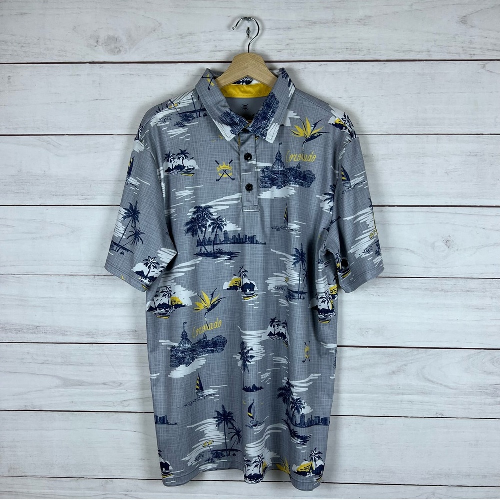 Sunday Crew Colorado Golf Polo Shirt XL